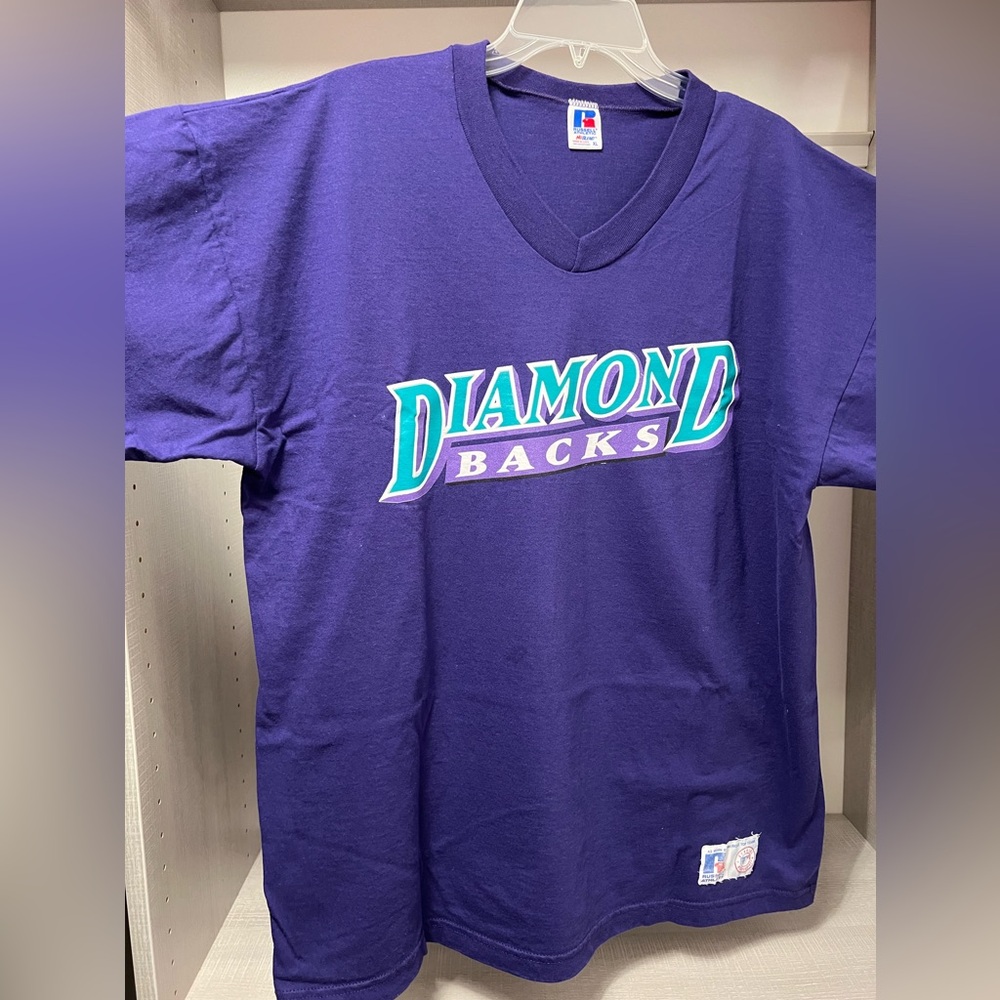 Men’s Vintage Arizona Diamondbacks Shirt XL Russell MLB Athletic teeshirt